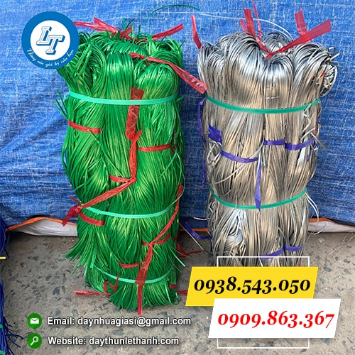 Dây nilon kẽm khô cứng bó 10kg Dây nilon kẽm khô cứng bó 10kg