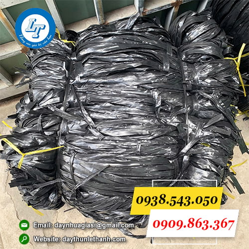 Dây nilon kẽm màu đen bản lớn Dây nilon kẽm màu đen bản lớn