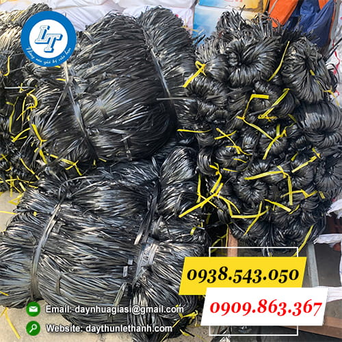 Dây nilon kẽm màu đen bản nhỏ Dây nilon kẽm màu đen bản nhỏ