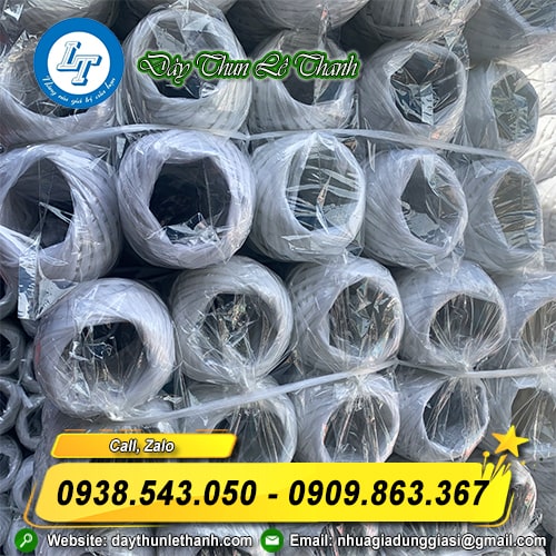 Dây nilon nem cuộn 30gam màu trắng Dây nilon nem cuộn 30gam màu trắng