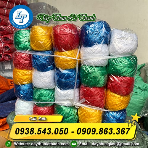 Dây nilon nem cuộn nhỏ đủ màu Dây nilon nem cuộn nhỏ đủ màu