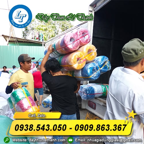 Dây nilon nem đủ màu giao nhanh Dây nilon nem đủ màu giao nhanh