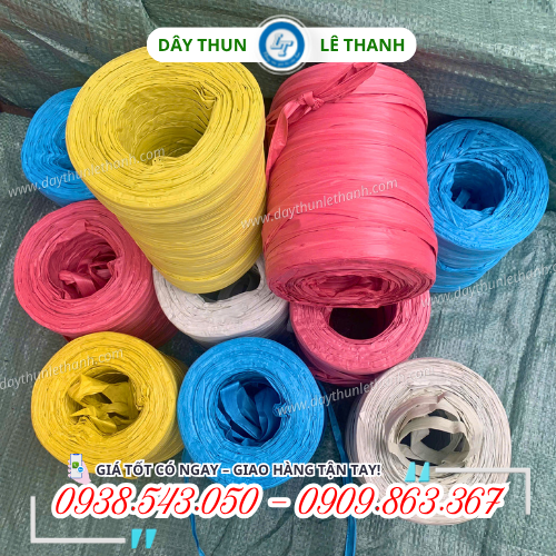 Dây nilon ống buộc hàng Dây nilon ống buộc hàng