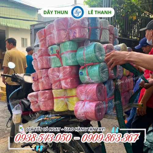 Dây nilon ống cây 10 cuộn nhiều màu Dây nilon ống cây 10 cuộn nhiều màu