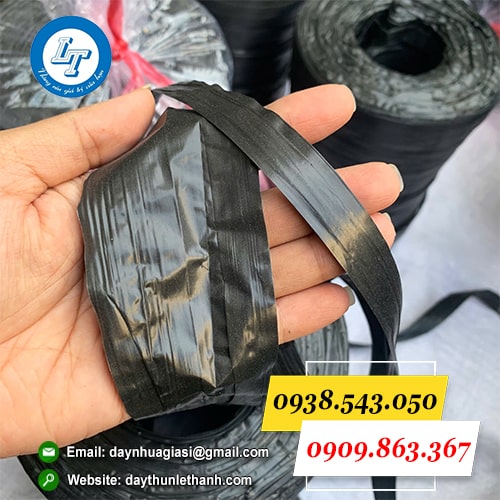 Dây nilon ống đen bản rộng Dây nilon ống đen bản rộng