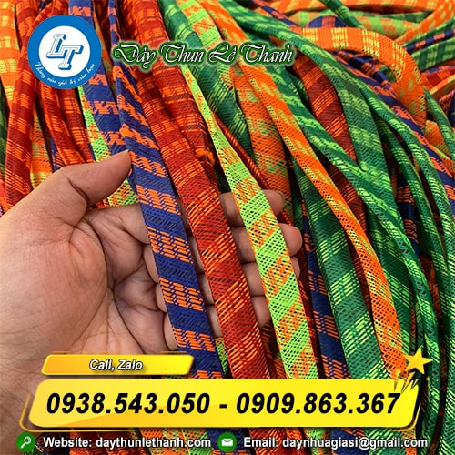 Dây ràng 2 đầu móc bản dẹt 1.5cm Dây ràng 2 đầu móc bản dẹt 1.5cm