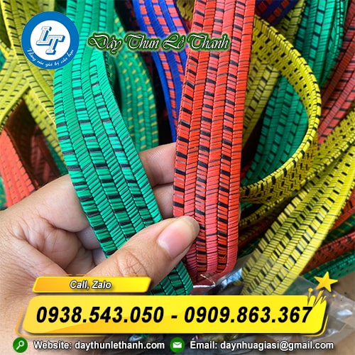 Dây ràng 2 đầu móc bản dẹt 2.5cm Dây ràng 2 đầu móc bản dẹt 2.5cm