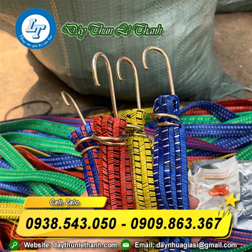 Dây ràng 2 đầu móc cố định hàng chắc chắn Dây ràng 2 đầu móc cố định hàng chắc chắn