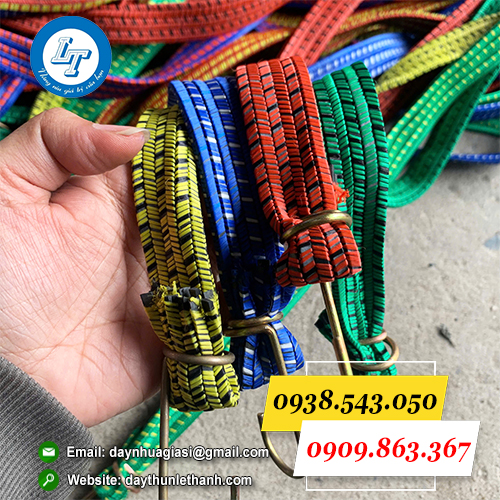Dây ràng buộc hàng hóa nhiều màu Dây ràng buộc hàng hóa nhiều màu