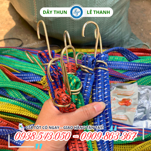 Dây ràng chở hàng móc gài chắc chắn Dây ràng chở hàng móc gài chắc chắn