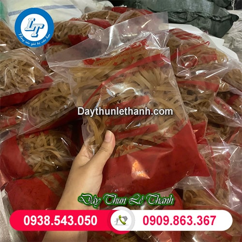 Dây thun bản lớn bịch 500g Dây thun bản lớn bịch 500g