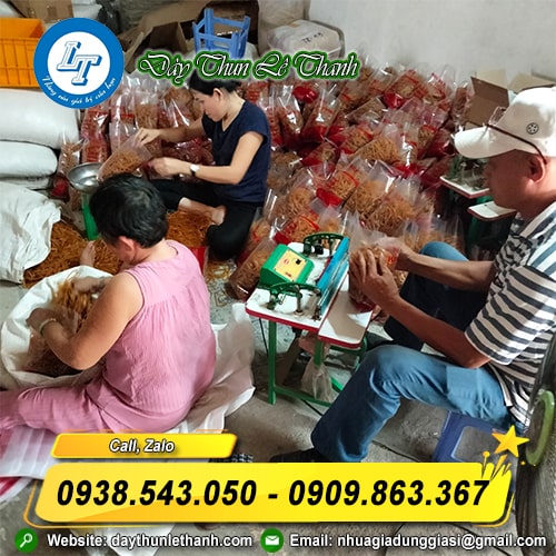 Dây thun bản lớn đóng bịch theo yêu cầu Dây thun bản lớn đóng bịch theo yêu cầu