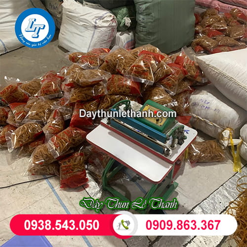 Dây thun bản lớn đường kính 70mm đóng bịch 500g Dây thun bản lớn đường kính 70mm đóng bịch 500g