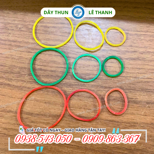 Dây thun buộc tiền nhiều kích cỡ Dây thun buộc tiền nhiều kích cỡ
