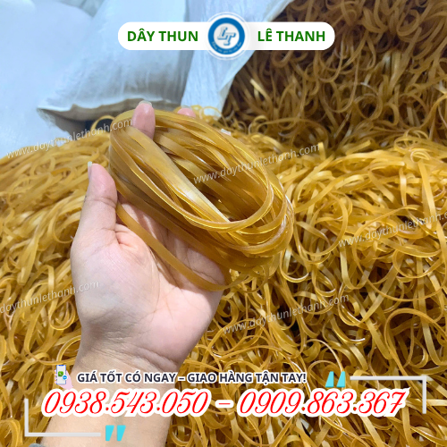 Dây thun cao su sợi phở co giãn linh hoạt Dây thun cao su sợi phở co giãn linh hoạt