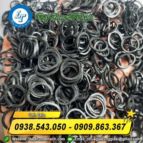 Dây thun cột ổi màu đen Dây thun cột ổi màu đen