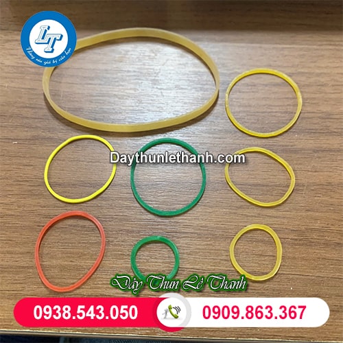 Dây thun cột tiền đủ kích cỡ Dây thun cột tiền đủ kích cỡ