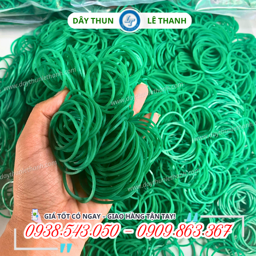 Dây thun cột tiền không phai màu Dây thun cột tiền không phai màu