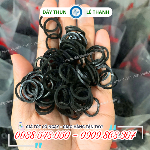 Dây thun đen cột ổi đàn hồi cao Dây thun đen cột ổi đàn hồi cao