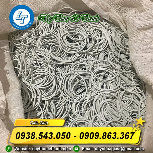 Dây thun hàng xá màu trắng sữa Dây thun hàng xá màu trắng sữa