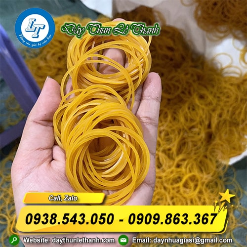 Dây thun hàng xá màu vàng Dây thun hàng xá màu vàng