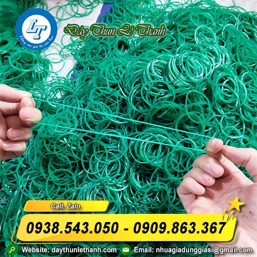 Dây thun khoanh cột túi siêu co dãn Dây thun khoanh cột túi siêu co dãn