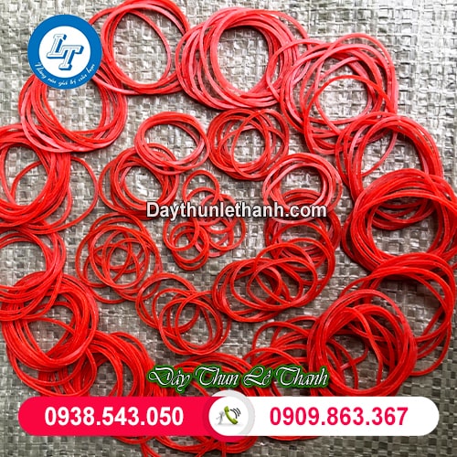 Dây thun khoanh nhiều kích cỡ Dây thun khoanh nhiều kích cỡ