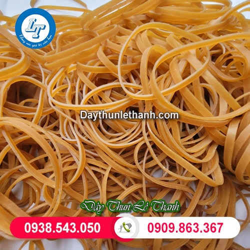 Dây thun khoanh sợi dày cột chắc Dây thun khoanh sợi dày cột chắc