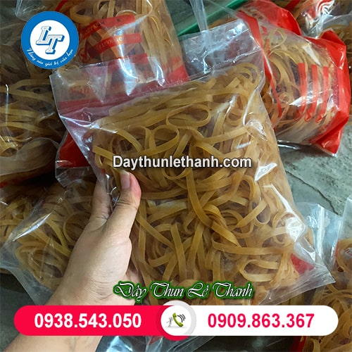 Dây thun khoanh sợi phở bịch 500g Dây thun khoanh sợi phở bịch 500g