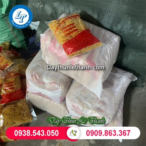 Dây thun khoanh vàng bao 10kg Dây thun khoanh vàng bao 10kg