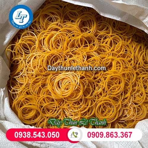 Dây thun khoanh vàng size đại Dây thun khoanh vàng size đại