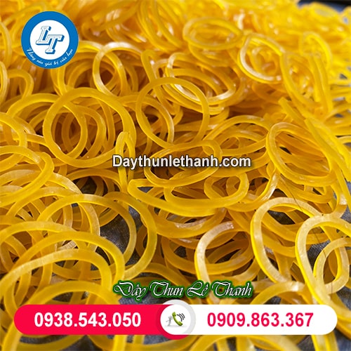 Dây thun khoanh vàng size tiểu Dây thun khoanh vàng size tiểu