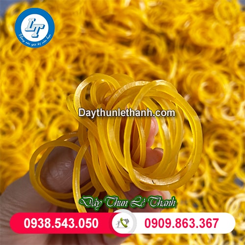 Dây thun khoanh vàng size trung Dây thun khoanh vàng size trung