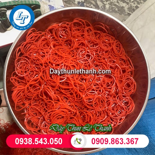 Dây thun màu đỏ độ bền cao Dây thun màu đỏ độ bền cao