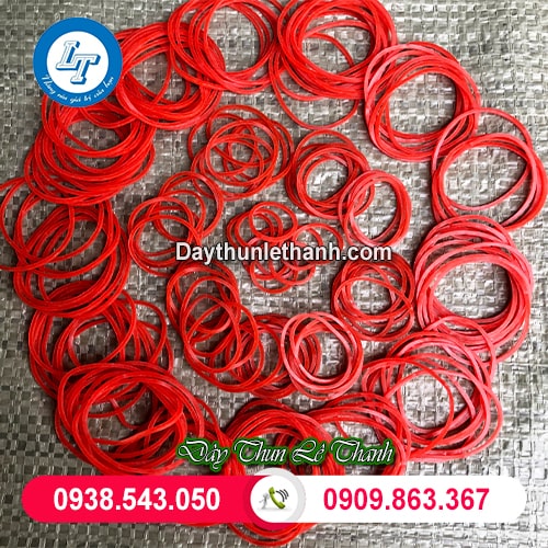 Dây thun màu đỏ nhiều kích thước Dây thun màu đỏ nhiều kích thước