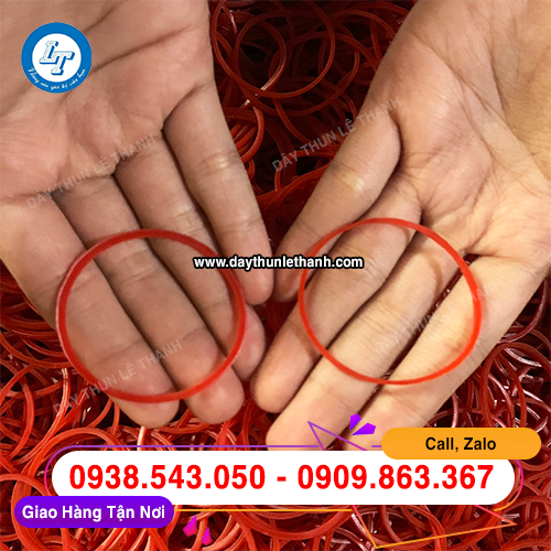 Dây thun màu đỏ size đại 38mm