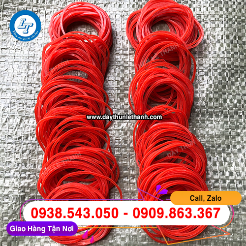 Dây thun màu đỏ size đại