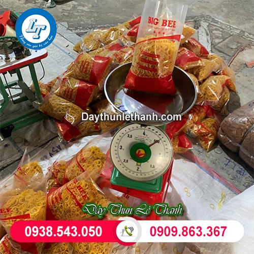 Dây thun màu vàng đóng gói theo yêu cầu Dây thun màu vàng đóng gói theo yêu cầu