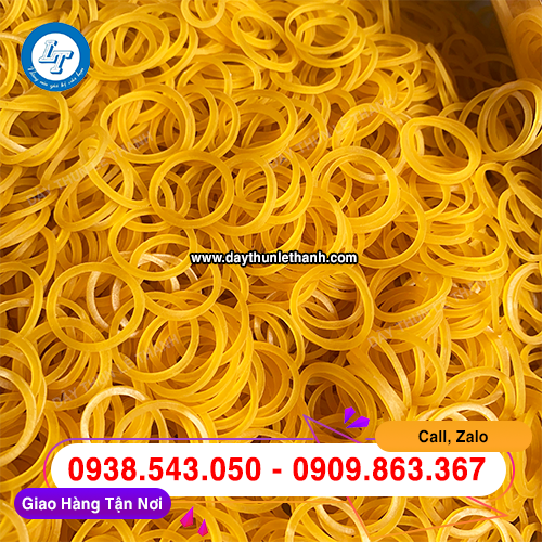 Dây thun màu vàng size tiểu