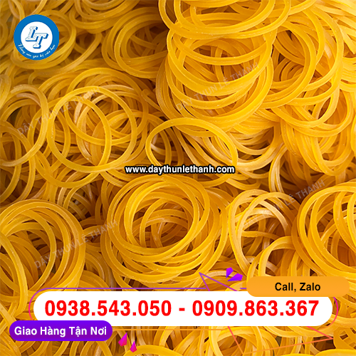 Dây thun màu vàng size trung giá rẻ