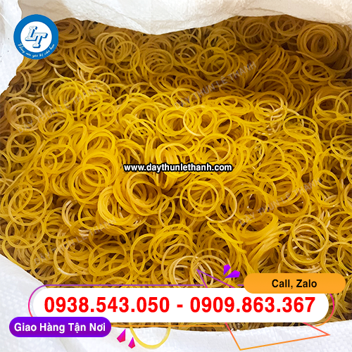 Dây thun màu vàng size trung giá sỉ