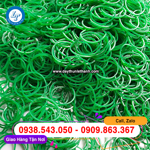 Dây thun màu xanh size đại 38mm chất lượng