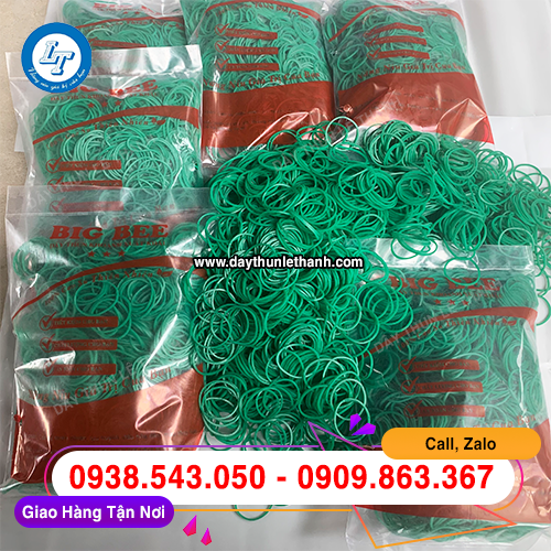 Dây thun màu xanh size đại 38mm