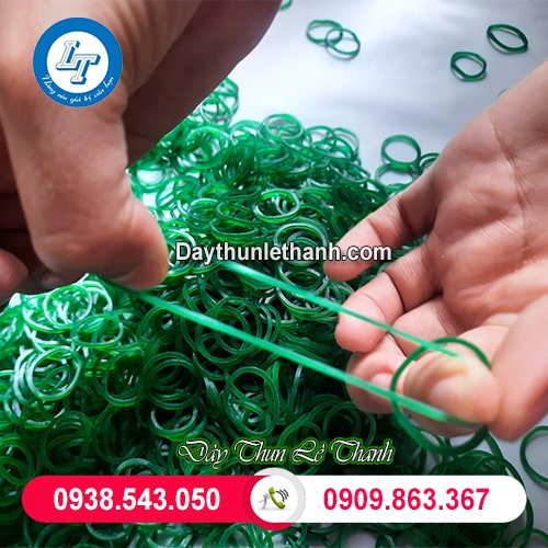 Dây thun màu xanh size nhí co giãn tốt Dây thun màu xanh size nhí co giãn tốt