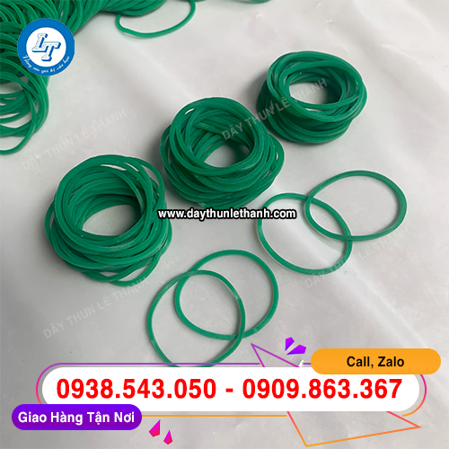 Dây thun màu xanh size trung giá rẻ