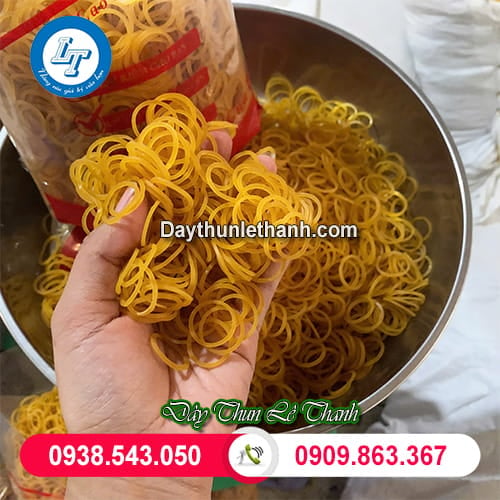 Dây thun nhỏ màu vàng Dây thun nhỏ màu vàng