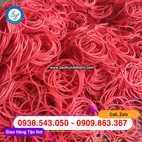 Dây thun ruột xe màu hồng