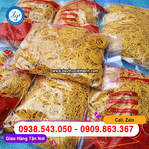 Dây thun ruột xe màu vàng bịch 500g
