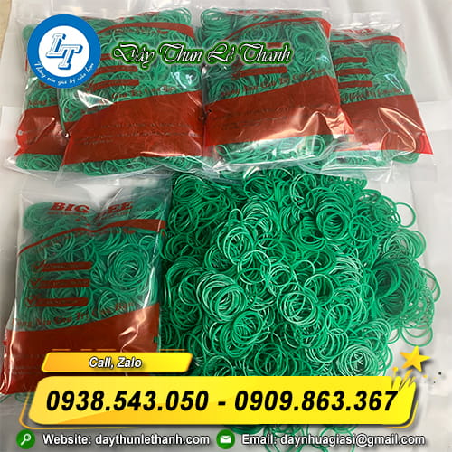 Dây thun size đại đóng bịch Dây thun size đại đóng bịch