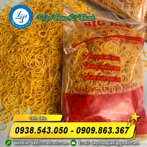 Dây thun size nhỏ bịch 500g Dây thun size nhỏ bịch 500g